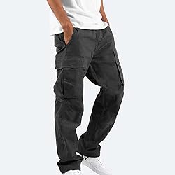Men's Tactical Cargo Joggers Pant Sport Work