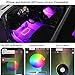 AUXITO Car LED Strip Lights, Multi-Coloured Music Car Interior Lights Under Dash Lighting Kit, RF Remote with 16 Fix Colors and APP Control, Sound Active Function (DC 12V)thumb 3