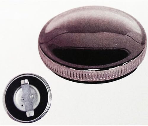 BKrider Non-Vented Chrome Blade OE Style Gas Cap for Late Harley 73-82 Single and Fat Bob (C01170137)