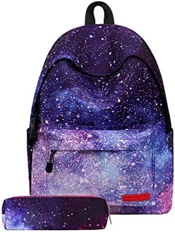 SAI Women Canvas Backpack Stylish Galaxy Star Universe Space Backpack Girls School Backbag Stars Laptop Backpack