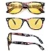 Myiaur Night-Driving Glasses for Women, Polarized Yellow Driving Glasses, Anti Glare Night-Vision Glasses for Driving