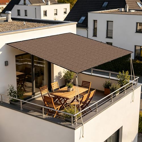 Perforated Shade Netting 2 x 2.5 m 80% Anti-UV Balcony Patio Garden Outdoor | 80% shading rate, effectively block UV rays, breathable HDPE fabric to freshen up your patio and garden.