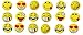 60 Emoji Party Paper Plates 7 Inch Emoji Fun Party Supplies and Party Favors. Pack of 60 Yellow Emoji Themed Smile Faced Dessert Plates.