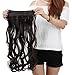 13colors Synthetic Fiber Clips in on Hair Extension One Piece 5 Clips 3/4 Full Head Long Straight Curly Wavy 17''