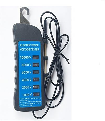Electric Fence Tester Keyring Voltage Tester for Poly Wire Tape Animal Fence10000 volts
