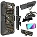 Zoeirc for Samsung Galaxy J3 Emerge/J3 Prime/J3 Eclipse/J3 2017/J3 Luna Pro/Sol 2/Amp Prime 2/Express Prime 2 Cover, Case for Shock Proof Dual Layer with Kickstand & Belt Clip Holster (camo)