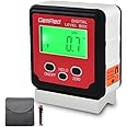 GemRed Digital Angle Gauge (Aluminum-with V-Groove Bottom & Hold)