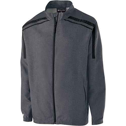 Holloway Mens Raider Lightweight Jacket - Carbon print/black