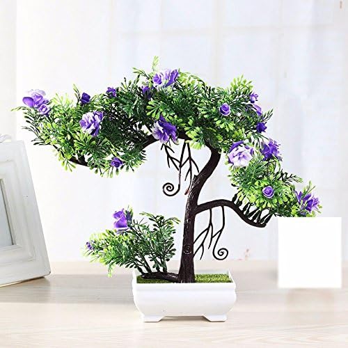 GBHNJ Artificial Flower Potted Plants Simulation Decoration Plastic Jasmine Purple