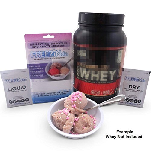 Freezinda Turn Any Whey Protein Powder Into High Protein Frozen Dessert Ice Cream Like Sorbet