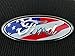 FORD F-250 F-350 2005-2007 USA OVAL FRONT GRILLE 9 INCH LOGO 4L3Z-1542528-AB