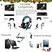 Gaming Headset for Xbox One,PS4,PC,Laptop,Tablet with Mic,Pro Over Ear Headphones,Two Free 3.5mm Y Splitter,Noise Canceling,USB Led Light,Stereo Bass Surround for Kids,Mac,Smartphonesthumb 2