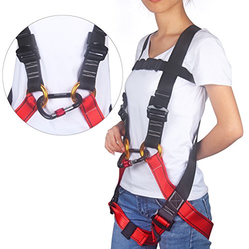 Kids' Climbing Harness, Full Body Harness, Oumers Safe Belts Guide Harness For Outward Band