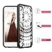 SmartLegend iPhone 6S Plus Case/iPhone 6 Plus Case, Girls Women Slim Anti-Slip Clear Soft TPU Bumper + Hard PC Back Shockproof Full-Body Protective Cover for iPhone 6 Plus/6s Plus- Black Mandala