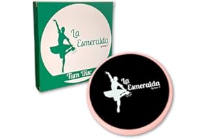 LA ESMERALDA Ballet turning board for dancers, ice skaters, gymnasts etc Helps improve turns, balance, spotting, stability and much more. Made with thick EVA Foam.