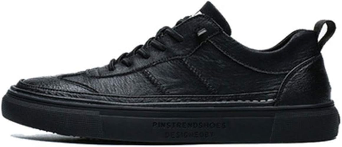 Amazon Dong スポーツ レザーシューズ メンズ 軽量 革靴 レースアップ カジュアルシューズ 通気 防滑 ビジネス ドライビング 職場用 蒸れない おしゃれ 運転 自転車 事務所履き スニーカーオフィス 大きいサイズ Dong スニーカー