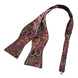 DBA7B07-09 Best Presents Microfiber Mens Patterned Self-tied Bowtie By Dan Smith