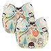 Blueberry Newborn Simplex All in One Cloth Diapers, Bundle of 2, Made in USA (Owls)