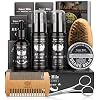 Isner Mile Beard Grooming Kit for Men, Ideal Gifts for Him Dad Fathers Man Boyfriend with Shampoo Wash, Conditioner…