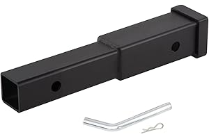 IMALEN 8" Trailer Hitch Extender Fits 2 Inch Receiver, Trailer Hitch Extension 5000 lbs Towing Capacity Heavy Duty