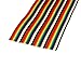 Uxcell a16030200ux0389 Ribbon IDC Cable Wire Rainbow Cable Flat Color Rainbow, 2 m, 6.6', 40 Way, 40 Pin