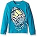 adidas Little Boys' Basic Long Sleeve Tee Shirt, Tile Blue, 6