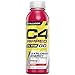 Cellucor C4 Ripped On The Go Zero Sugar Pre Workout Drink, Energy Drink + Fat Burner For Men & Women, Fruit Punch, 11.66 Ounce Bottles (Pack of 12)