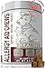 Paws & Pals Dog Allergy Relief - Pet Immune Seasonal Chew Treats - Itchy Skin Supplement for Dogs & Cats with Omega-3 -Antihistamine - Antioxidants - Digestive Prebiotic - Probiotics - 90 Count