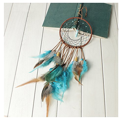 Dream Catcher for Kids Bedroom Decal Turquoise Stone Handmade Large Dreamcatcher