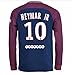 Fan Kitbag Neymar Jr #10 PSG Home Long Sleeve Soccer Jersey & Shorts Paris Saint Germain Youth Kids Home ✓ Premium Gift Picture Backpack