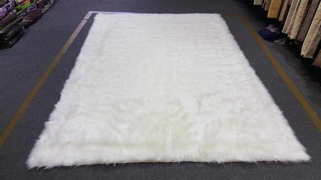 Furry Fluffy Fuzzy Soft Solid Faux Fur Sheepskin Lambskin