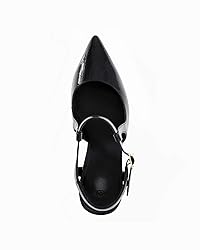 Coutgo Womens High Heels Pointed Toe Ankle Strap