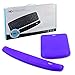 Nex Mouse Mat with Wrist Rest Pad Mouse Pad Keyboard Mouse Memory Foam Stress Disorder Pads Kit Wrist Rest Pad for Surfing and Gaming (Purple)