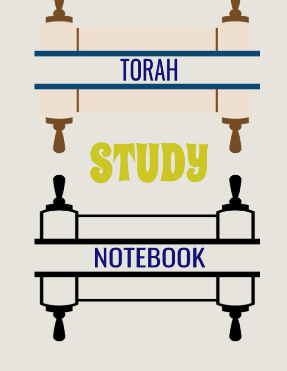Torah Study Notebook Notebook: Lined Journal, 120 Pages, 8.5 x 11, Gift For Jewish Kids, Torah Sheets Matte Finish (Torah Study Notebook Journal)
