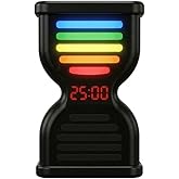 Pomodoro Timer for Productivity, Visual Countdown with Light Flow, Flip Timer 25/5 min, Custom Countdown Count-up, USB-C Rechargeable, Silent, Study for Kids Students ADHD Gift Work Classroom Office