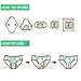 Teamoy 6Pcs 7.9 Inches Sanitary pad, Reusable Washable Cloth Menstrual Pads/Panty Liners with Wet Bag, Super-Absorbent, Soft and Comfortable, Perfect for Light Flow(Small,Mixed Pattern)
