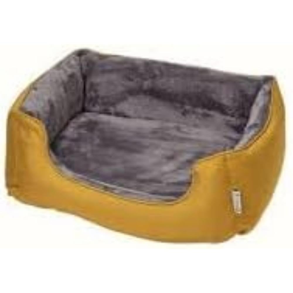 Gor Pets Ultima Water-Resistant Dog Bed Cover - Ultimate Comfort, Cozy and Durable, Small, Mustard