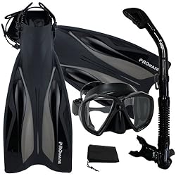Promate Deluxe Snorkeling Gear Scuba Diving Fins