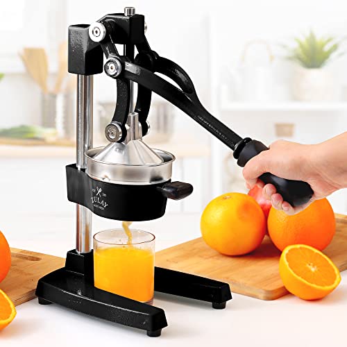 Zulay Kitchen CastIron Orange Juice Squeezer EasytoClean, Heavy