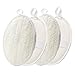 Exfoliating Loofah Pads-4 Pack YOSTAR 100% Natural Luffa and Terry Cloth Materials, Loofah Sponge Pads Scrubber Brush Close Skin for Men and Women