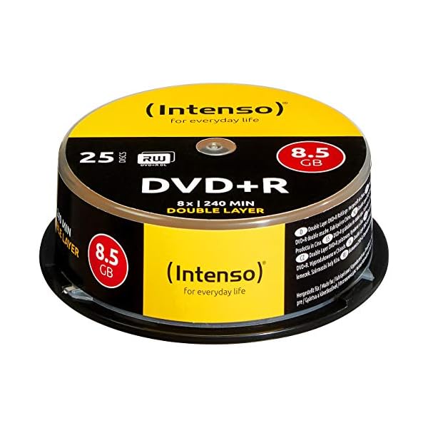 Intenso DVD+R 8,5GB 8X Double Layer, 2X 25er-Spindel (Brenner) – Bild 4
