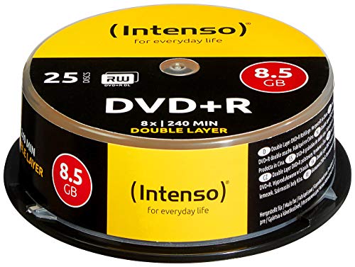 Intenso DVD+R 8,5GB 8X Double Layer, 2X 25er-Spindel (Brenner) – Bild 4