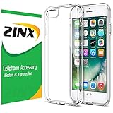 iPhone 7 Plus Case, iPhone 7 Plus Clear Case by Zinx,Shockproof Flexible TPU Bumper Anti-Scratch Rigid Slim Protective Cases (HD Clear) for iPhone 7 Plus(iPhone 7 5.5 inch)