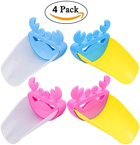 PROMENE 4 Pack Faucet Extender - Sink Handle Extender, Safe Faucet Extension Attachment And Excellent Washing Solution for Toddlers, Kids, Babies