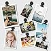 12 Refrigerator Magnet Clips -30 mm Wide - Magnetic Metal Clips for Fridge,Dry Erase Board and Whiteboard,Perfect for Home, School, Classroom and Office Use,Black