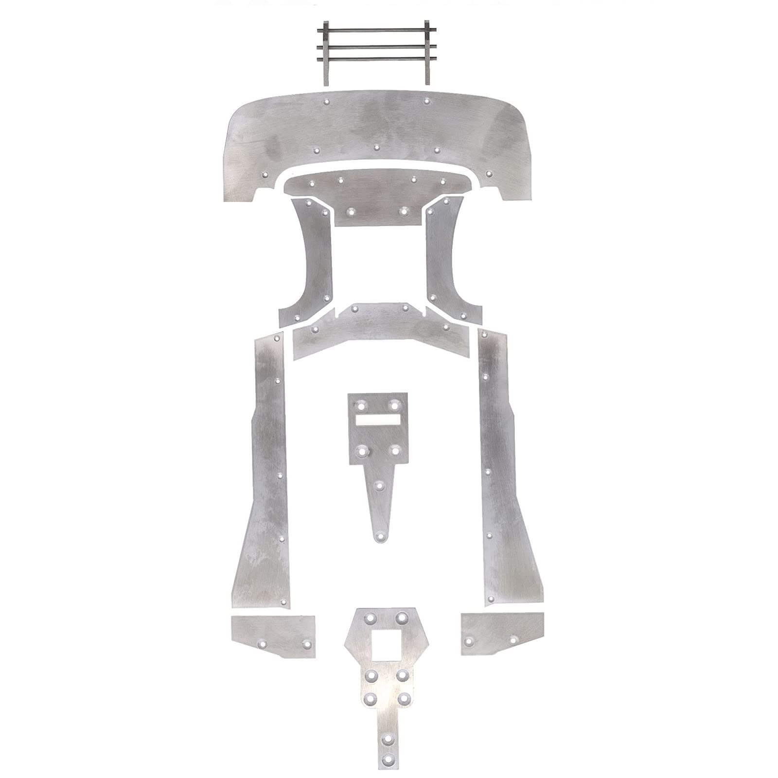 LICHIFIT Chassis Armor Protective Plate Front Shovel Guard Bar for ARRMA 1/7 FELONY INFRACTION RC Car Shockproof Aluminum Alloy Modification Part