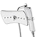 AKDY 9 Inch 4-Spray Multi-Function Rainfall Shower Head & Shower Wand Combo (Chrome - 1.8 GPM)