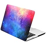 TOP CASE Retina 13-Inch Pink Galaxy Graphic Rubberized Hard Case for MacBook Pro 13