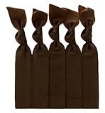 Emi-Jay Hair Tie Collections, Cocoa Brown 5 Pack
