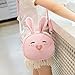 Pinky Family Super Cute Girls Purse Bunny Ear Shoulder Bag Messenger Bag and Backpack (pattern 2 pink)
